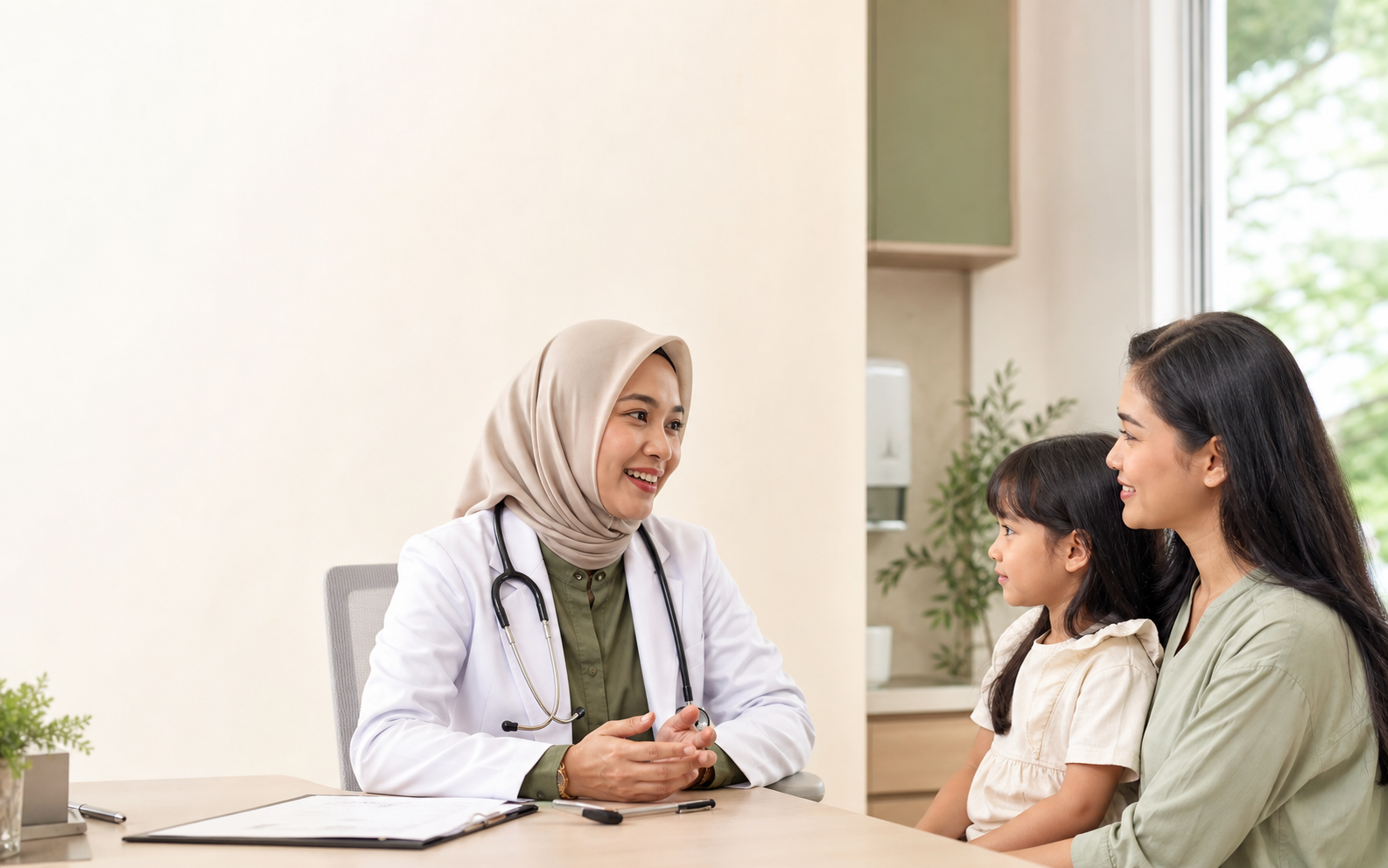 Dokter KlinikKita melayani keluarga